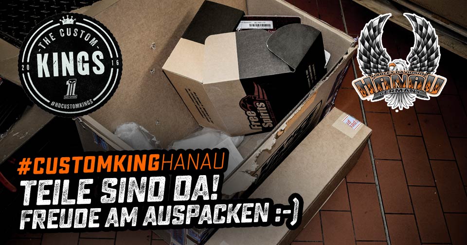 Sei dabei, bei unserem Custombike zum Battle of the Kings Wettbewerb Unser Battle of the Kings #customkinghanau Projekt Sportster Iron 883 Umbau 2016