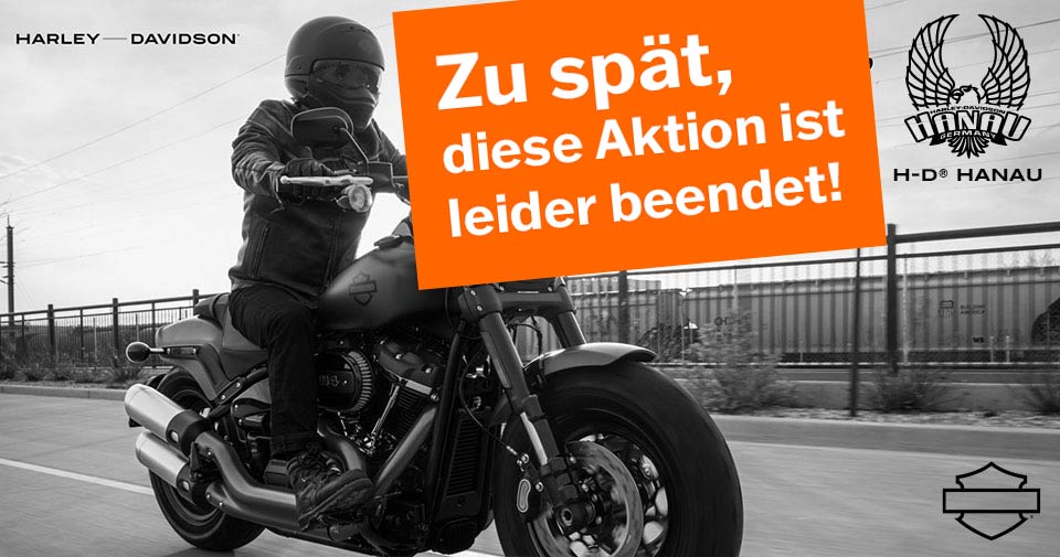 Altes Bike in Zahlung geben - neue Traumh-Harley mitnehmen