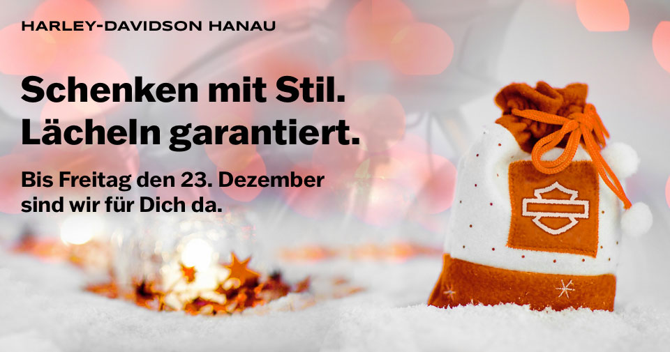 Weihnachtgeschenke bis Freitag, dem 23.12. bei uns in Hanau 