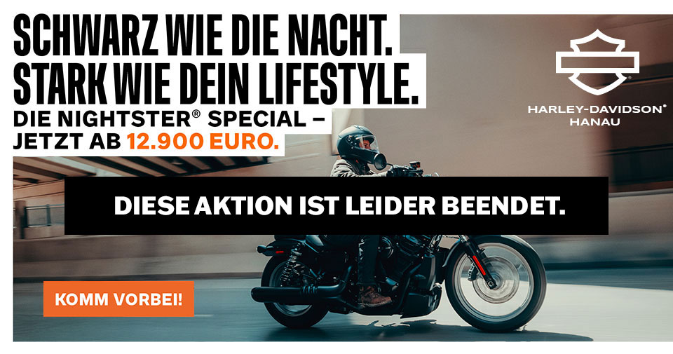 Nur bis 26.9.2025: Nightster® Special ab 12.900 Euro
