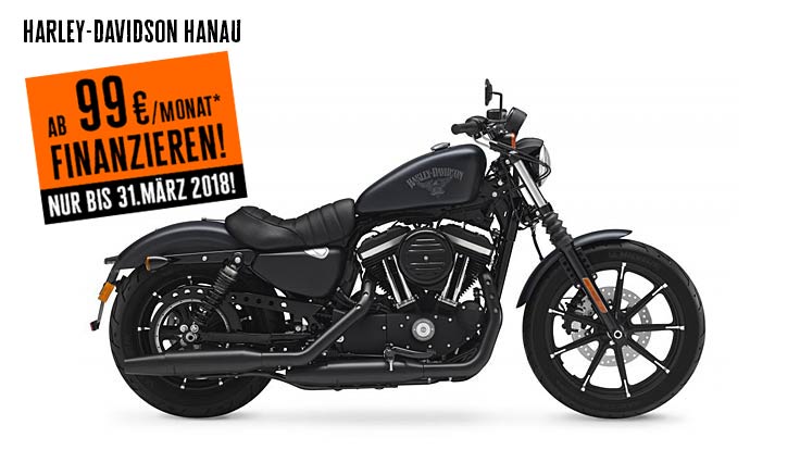 Harley-Davidson Sportster 883 Iron 2018 Finanzierung ab 99 Euro/Monat