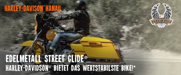 Edelmetall: Harley-Davidson Street Glide - Wertstabilstes Motorrad