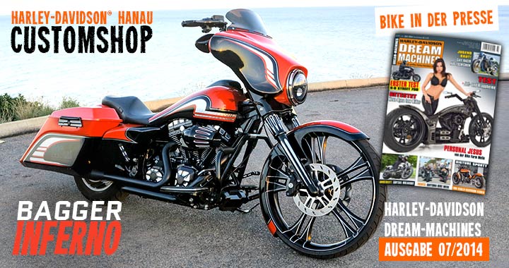 Presse: Street Glide Inferno in der Harley-Davidson Dream-Machines