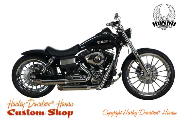 Dyna Street Bob Umbau 23 Zoll Custombike von Harley-Davidson Hanau