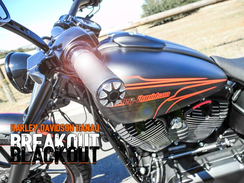 Softail Breakout Umbau Blackout Custombike von Harley-Davidson Hanau