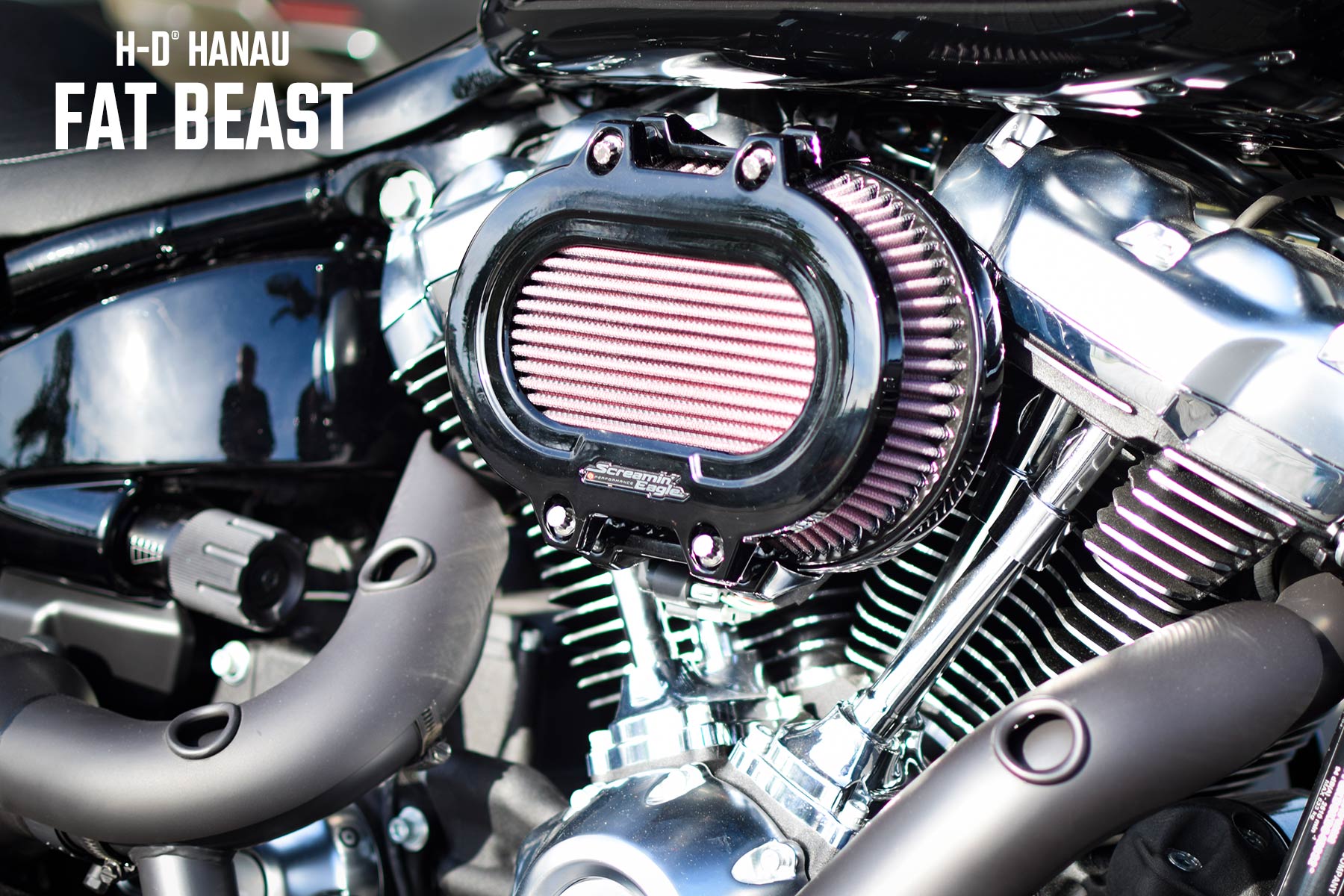 Harley-Davidson Hanau präsentiert Fat Beast Custombike - Umbau auf Fat Boy Basis