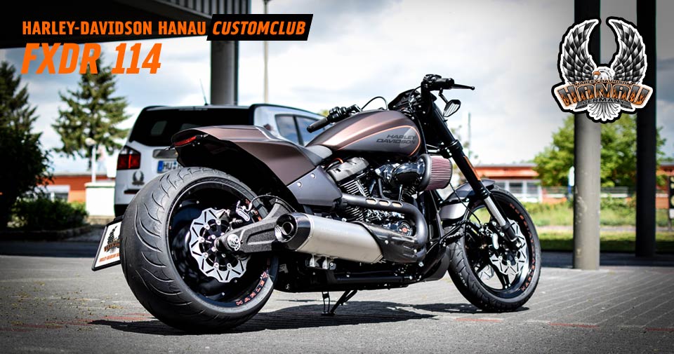 Harley-Davidson Hanau präsentiert Custombike Umbau Softail FXDR 114 Custom