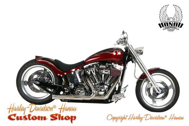 Softail Umbau Purity Custombike von Harley-Davidson Hanau