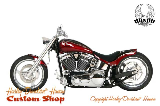 Softail Umbau Purity Custombike von Harley-Davidson Hanau