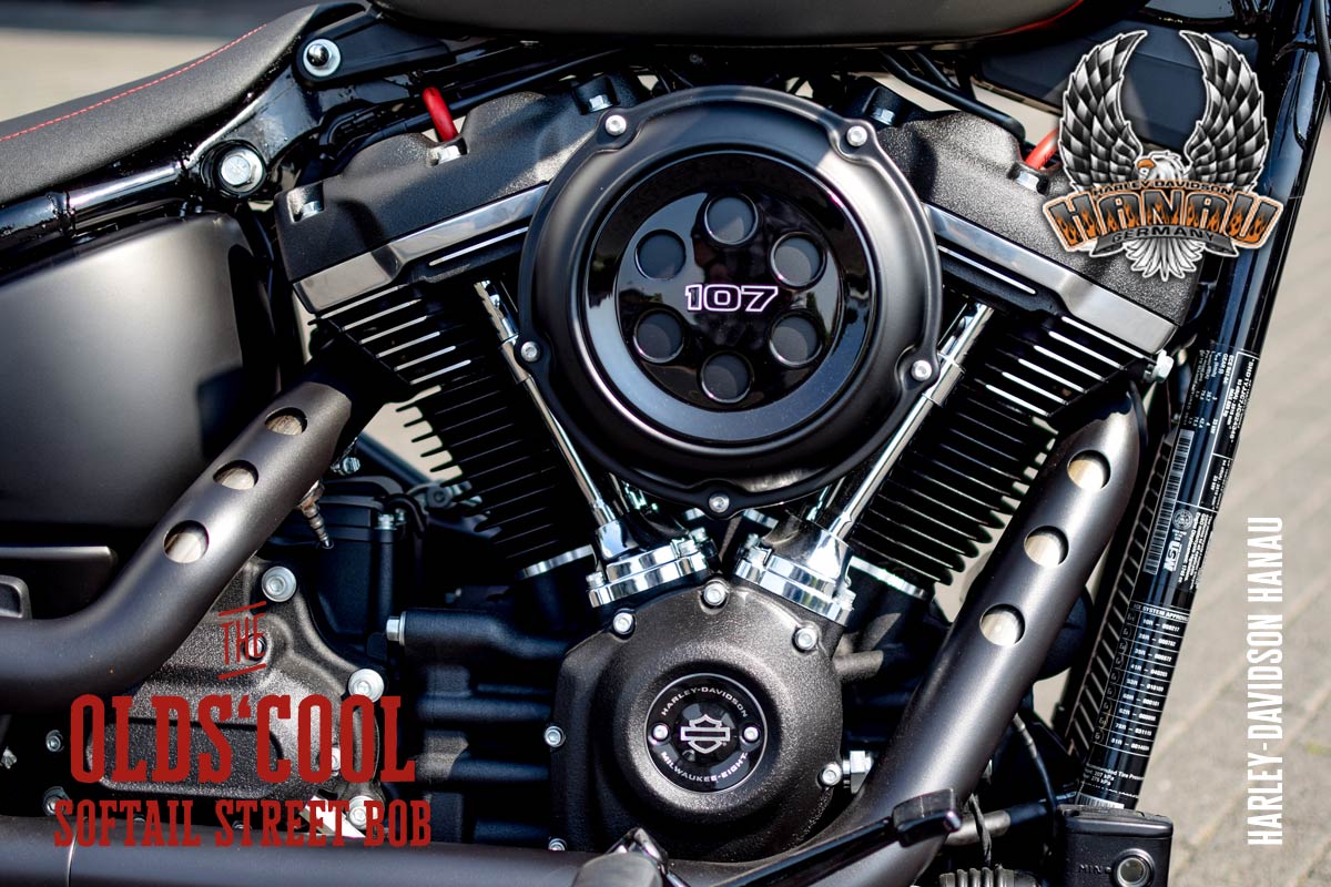 Harley-Davidson Hanau präsentiert Softail Street Bob Umbau The Old's Cool
