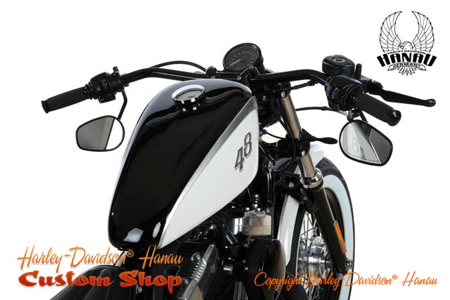Forty-Eight Umbau 48 - Achtundvierzig Custombike Umbau von Harley-Davidson Hanau