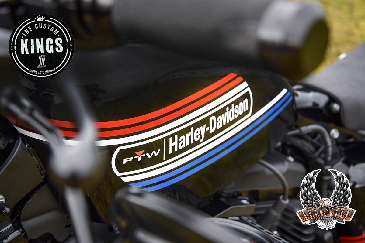 Battle of the Kings 2016: Project FTW - Harley-Davidson Hanau Sportster Iron 883 Umbau 