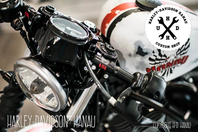 Sportster Iron 883 R Umbau Vintage Iron Custombike umgebaut von Harley-Davidson Hanau