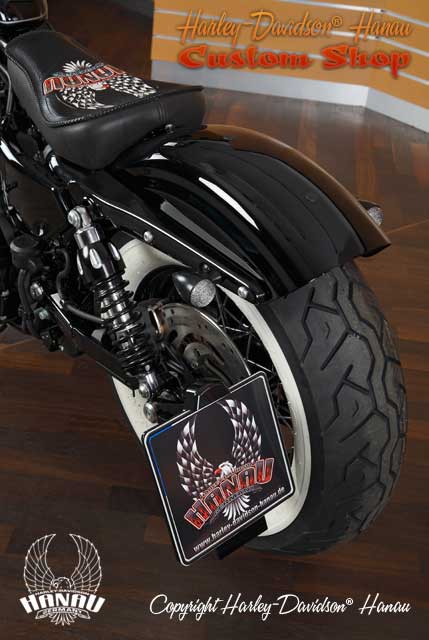 Sportster Nightster Umbau Oldschool Custombike Umbau von Harley-Davidson Hanau