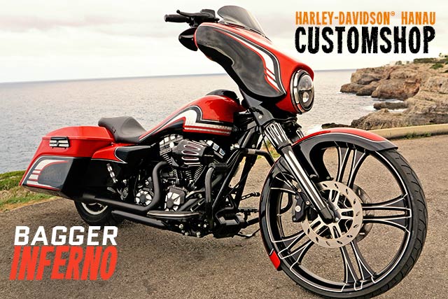 Touring Street Glide Umbau Bagger Inferno Custombike von Harley-Davidson Hanau