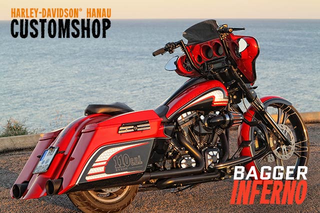 Touring Street Glide Umbau Bagger Inferno Custombike von Harley-Davidson Hanau