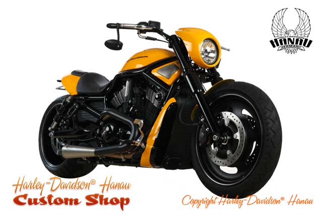 Night Rod Special Umbau zum Drag Racer Custombike durch Harley-Davidson Hanau