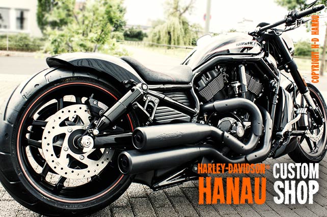 V-Rod Night Rod Special Umbau Flatliner Custombike umgebaut von Harley-Davidson Hanau