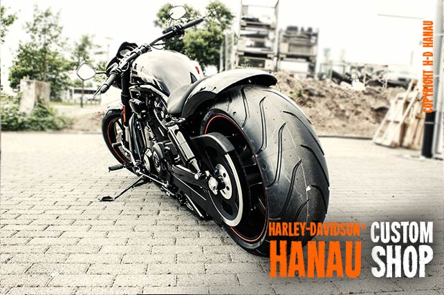 V-Rod Night Rod Special Umbau Flatliner Custombike umgebaut von Harley-Davidson Hanau