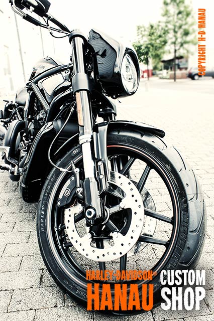V-Rod Night Rod Special Umbau Flatliner Custombike umgebaut von Harley-Davidson Hanau