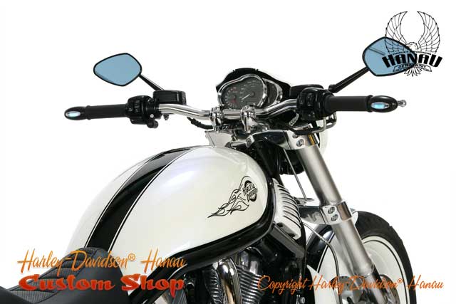 Street Rod Umbau zum White Pearl RS Custombik von Harley-Davidson Hanau